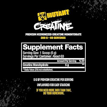 Mutant - Creatine Monohydrate 300g