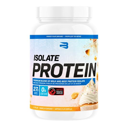 Believe Supplements - Isolate Protein - 1,76 lb et 4,4 lb