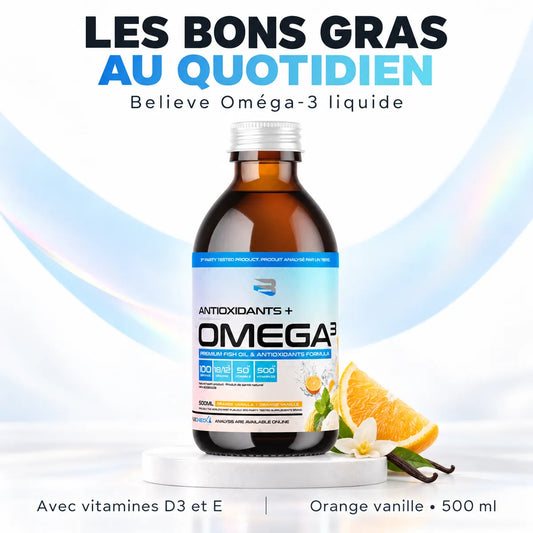 Believe Omega-3 + D3 & E – 500 ml