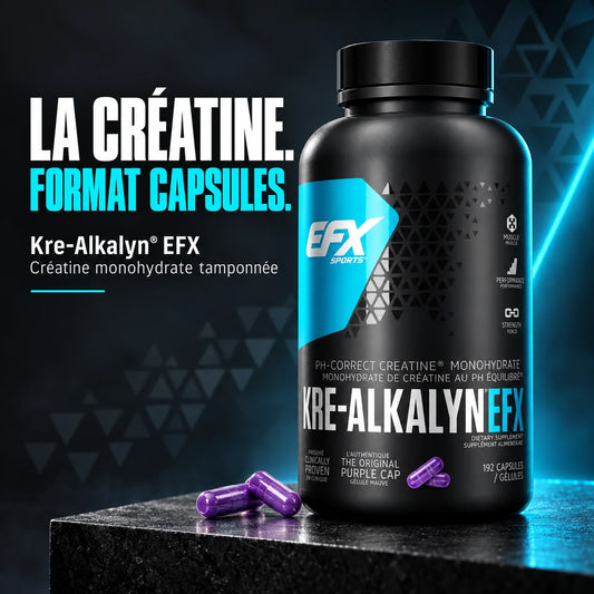 EFX - Kre-Alkalyn – 120 ou 192 capsules