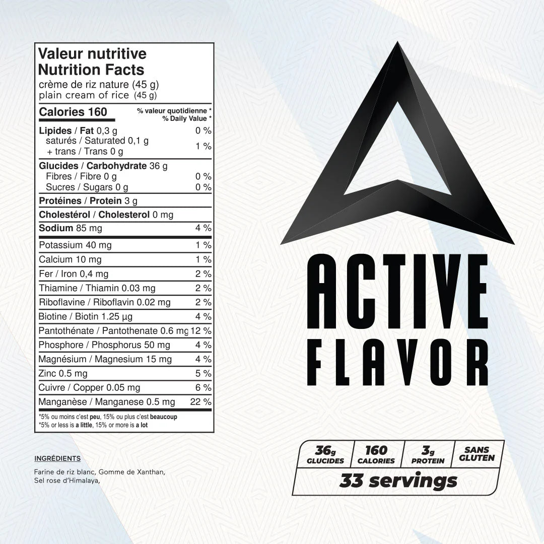 Active Flavor - Cream of Rice