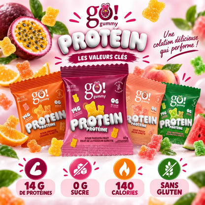 Go Nutrition GO Gummy Protéine – 60 g