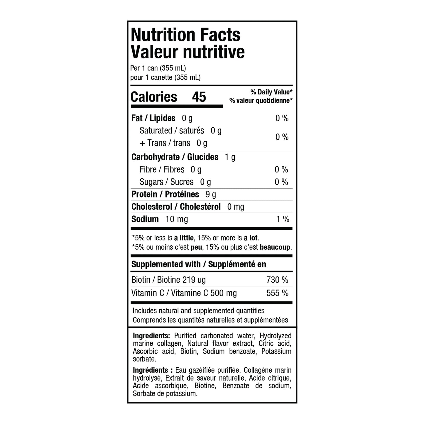 Nova Pharma - Jouvence boisson de collagène - 355ml