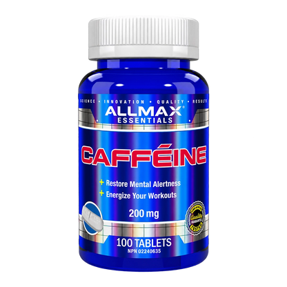 Allmax - Caféine 200 mg - 100 comprimés