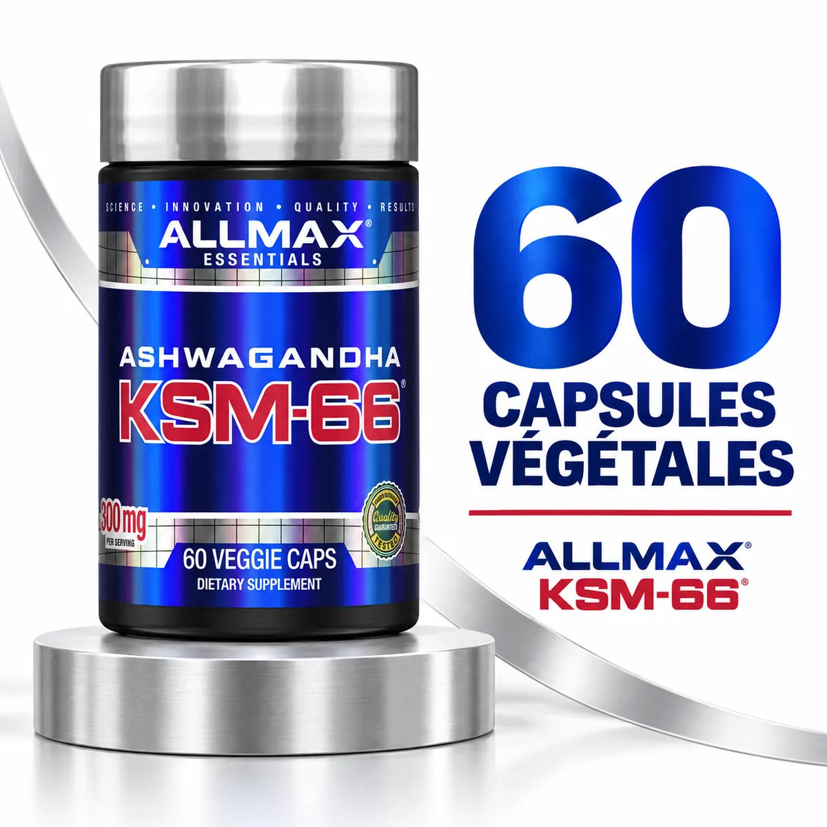 Allmax KSM-66 Ashwagandha – 60 capsules