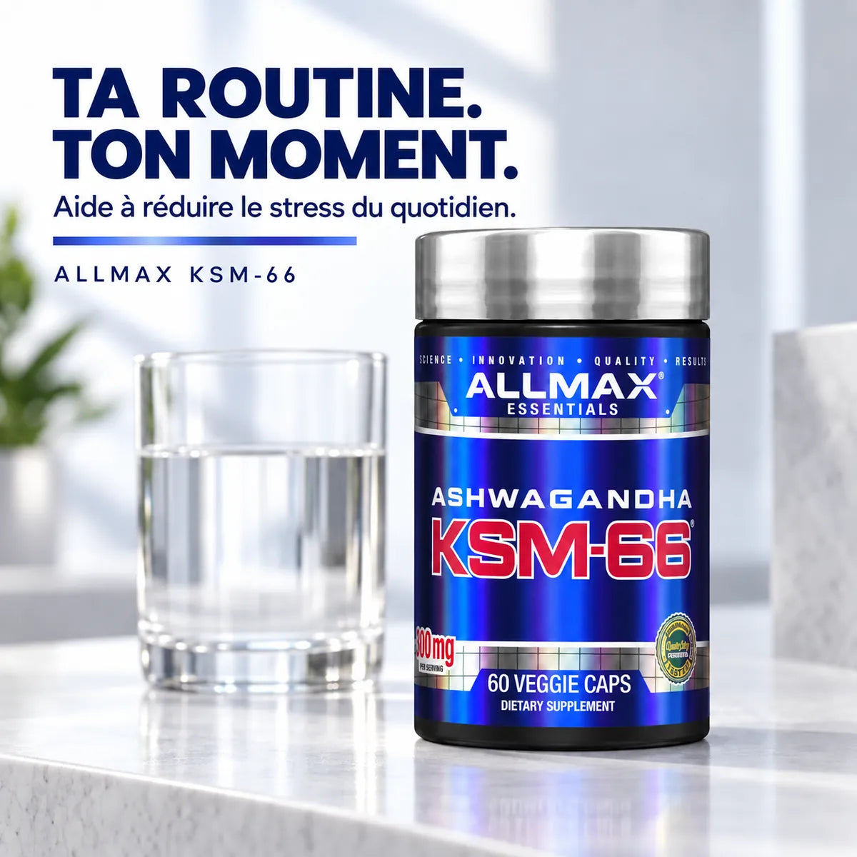 Allmax KSM-66 Ashwagandha – 60 capsules