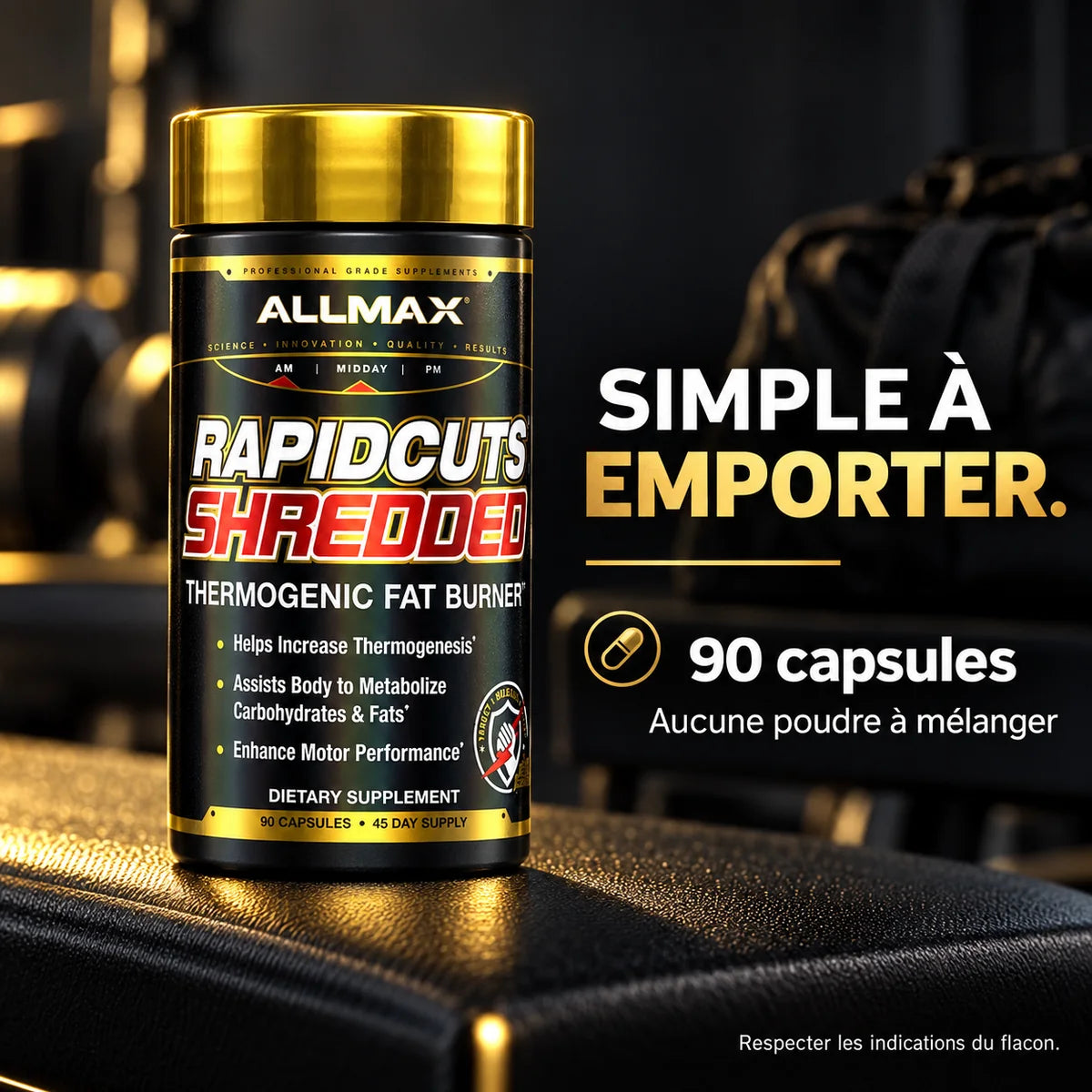 Allmax - Rapidcuts Shredded – 90 capsules