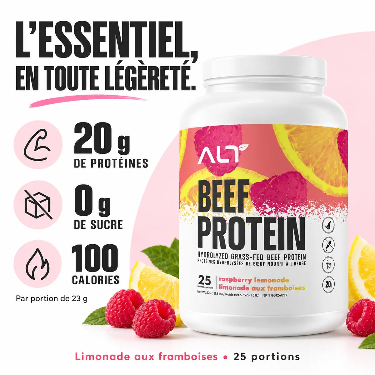 ALT Grass-Fed Beef – 25 portions