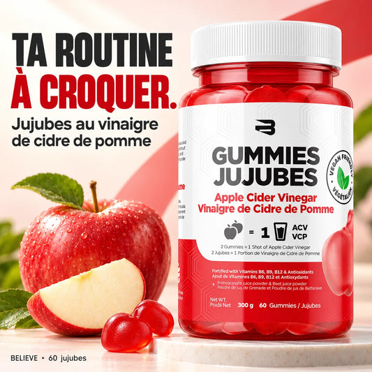Believe – Apple Cider Gummies – 60 jujubes