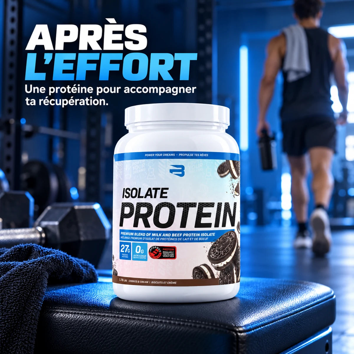 Believe Supplements - Isolate Protein - 1,76 lb et 4,4 lb