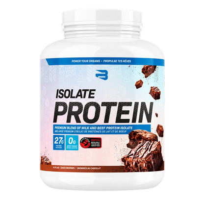 Believe Supplements - Isolate Protein - 1,76 lb et 4,4 lb
