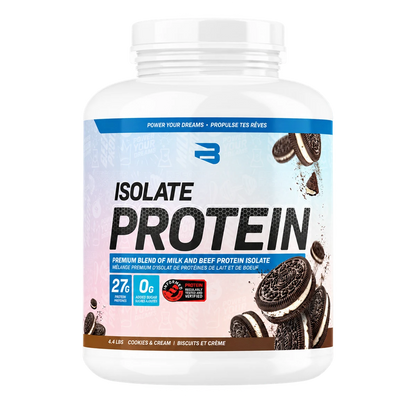 Believe Supplements - Isolate Protein - 1,76 lb et 4,4 lb