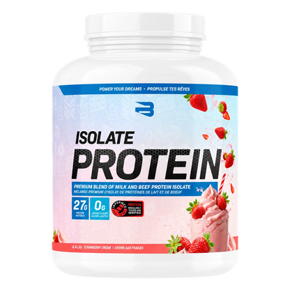 Believe Supplements - Isolate Protein - 1,76 lb et 4,4 lb