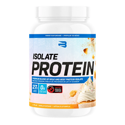Believe Supplements - Isolate Protein - 1,76 lb et 4,4 lb