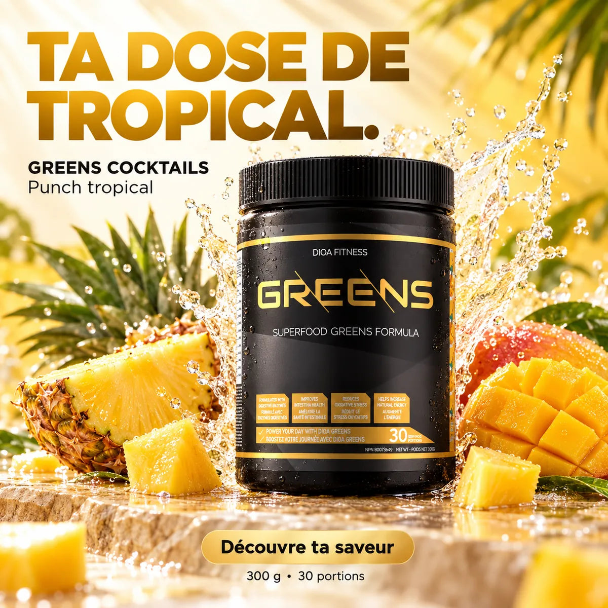 Dioa Fitness – Greens Cocktails – 300 g