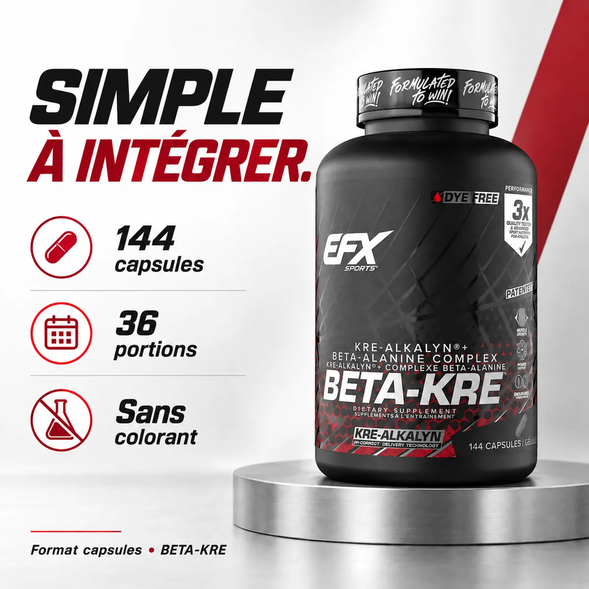 EFX Beta-Kre – 144 capsules