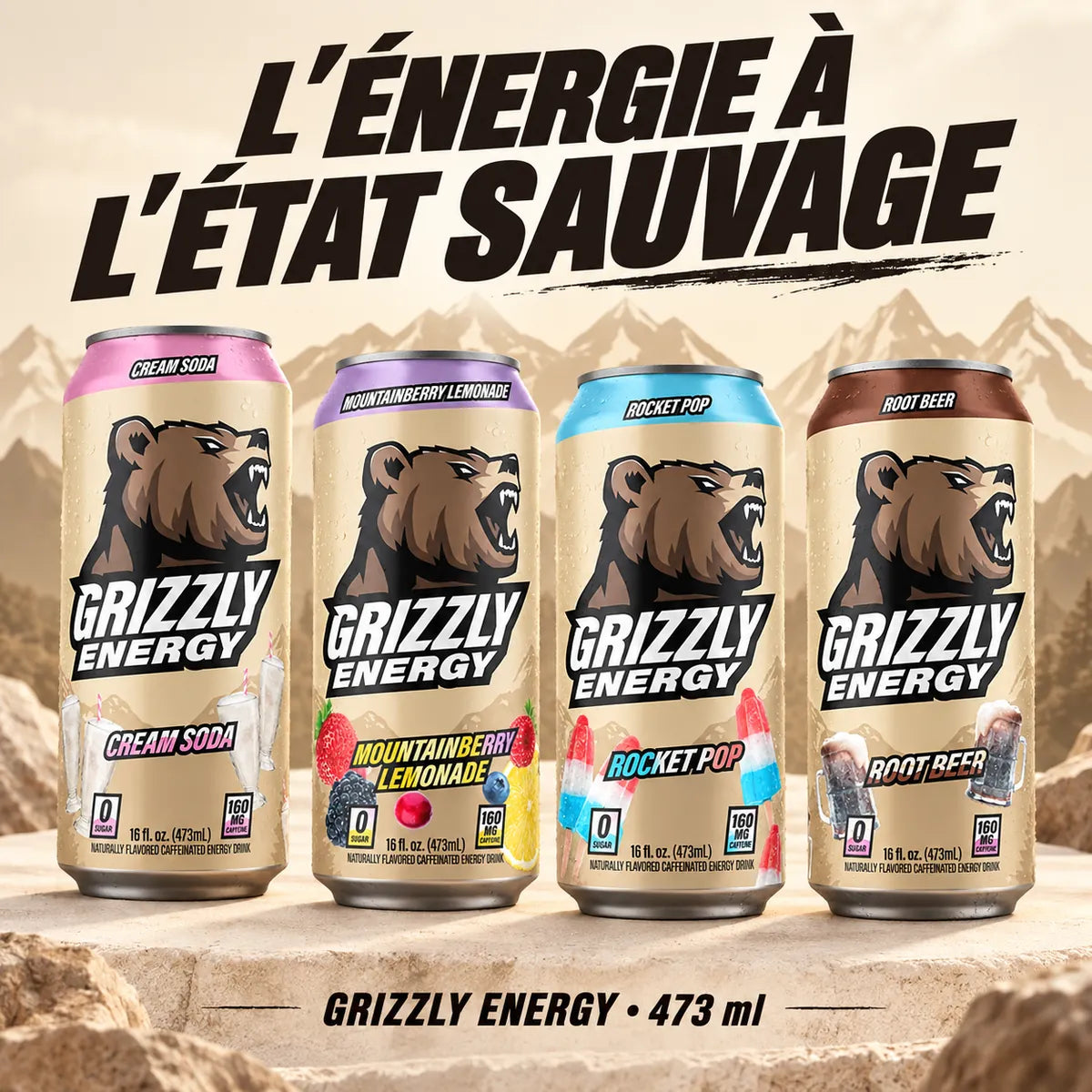 Grizzly Energy – 473 ml
