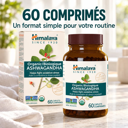 Himalaya - Ashwagandha biologique - 60 comprimés