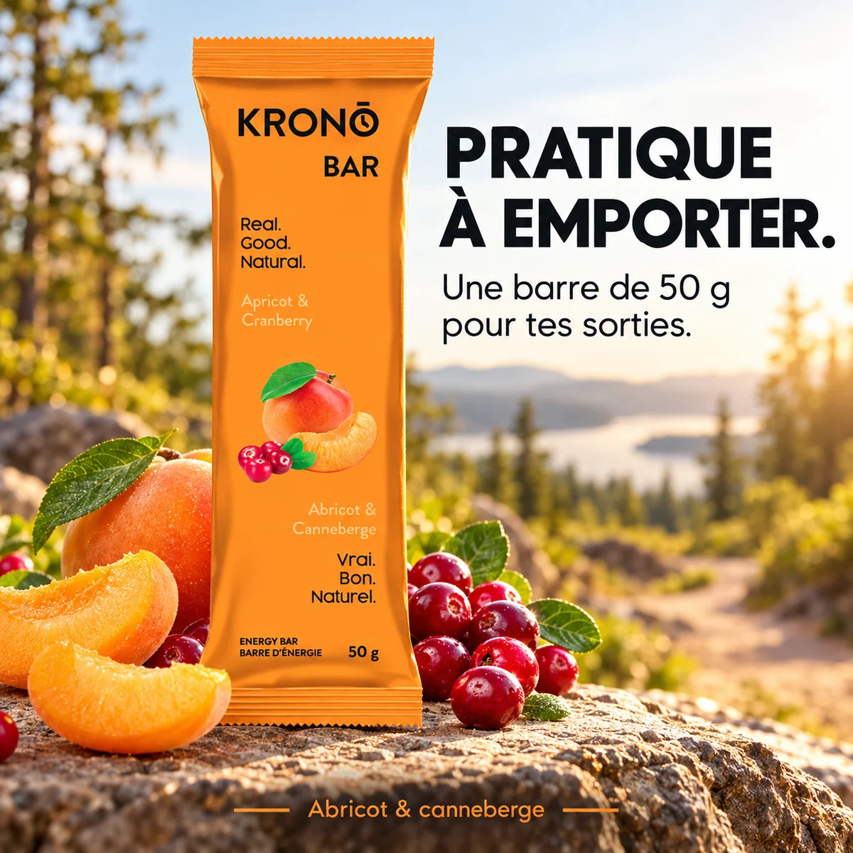 Krono - Barre énergétique - 50 g