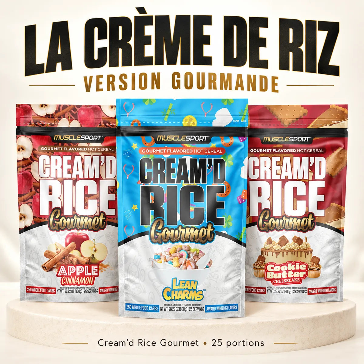 MuscleSport Cream’d Rice Gourmet – 25 portions
