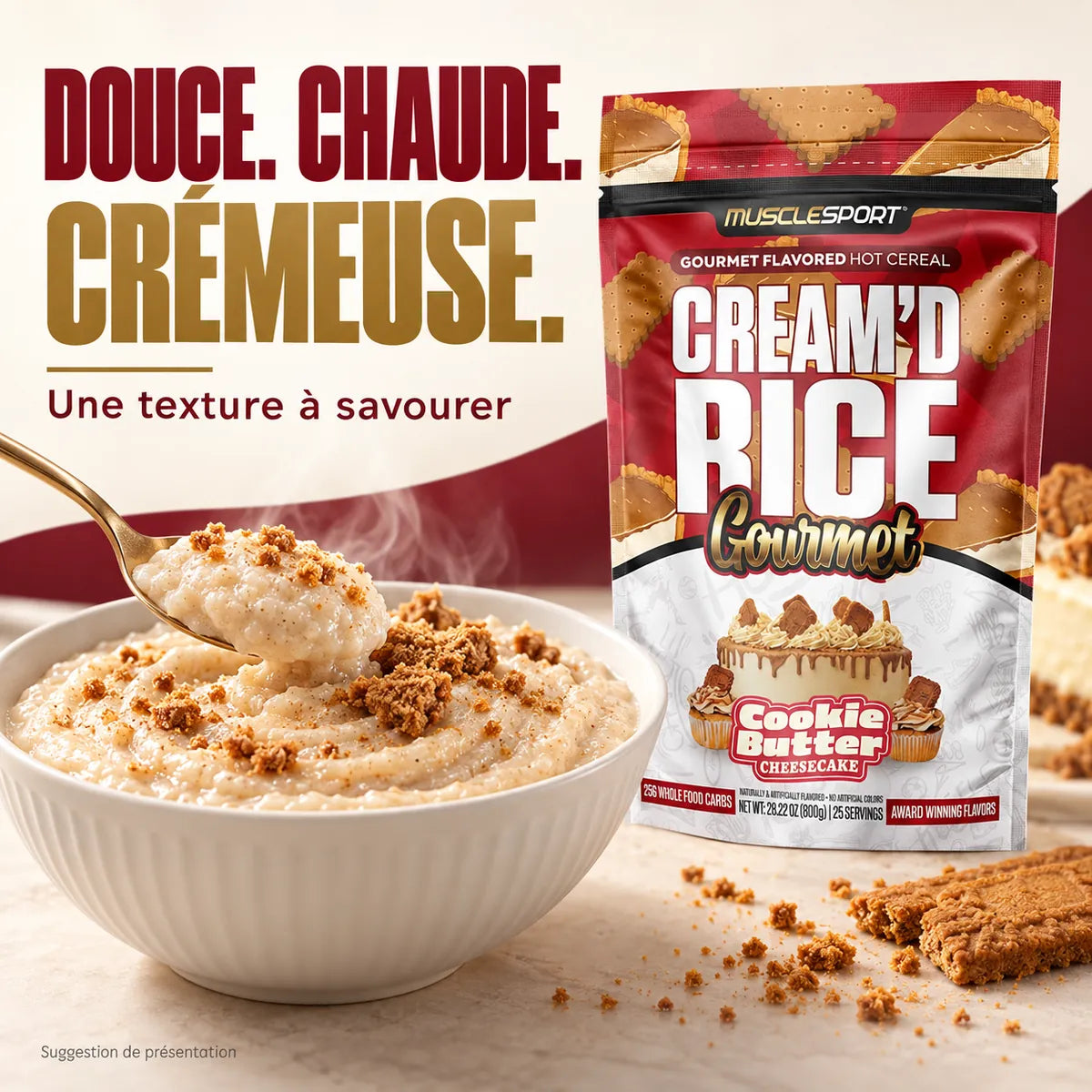 MuscleSport Cream’d Rice Gourmet – 25 portions