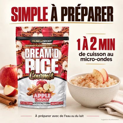 MuscleSport Cream’d Rice Gourmet – 25 portions