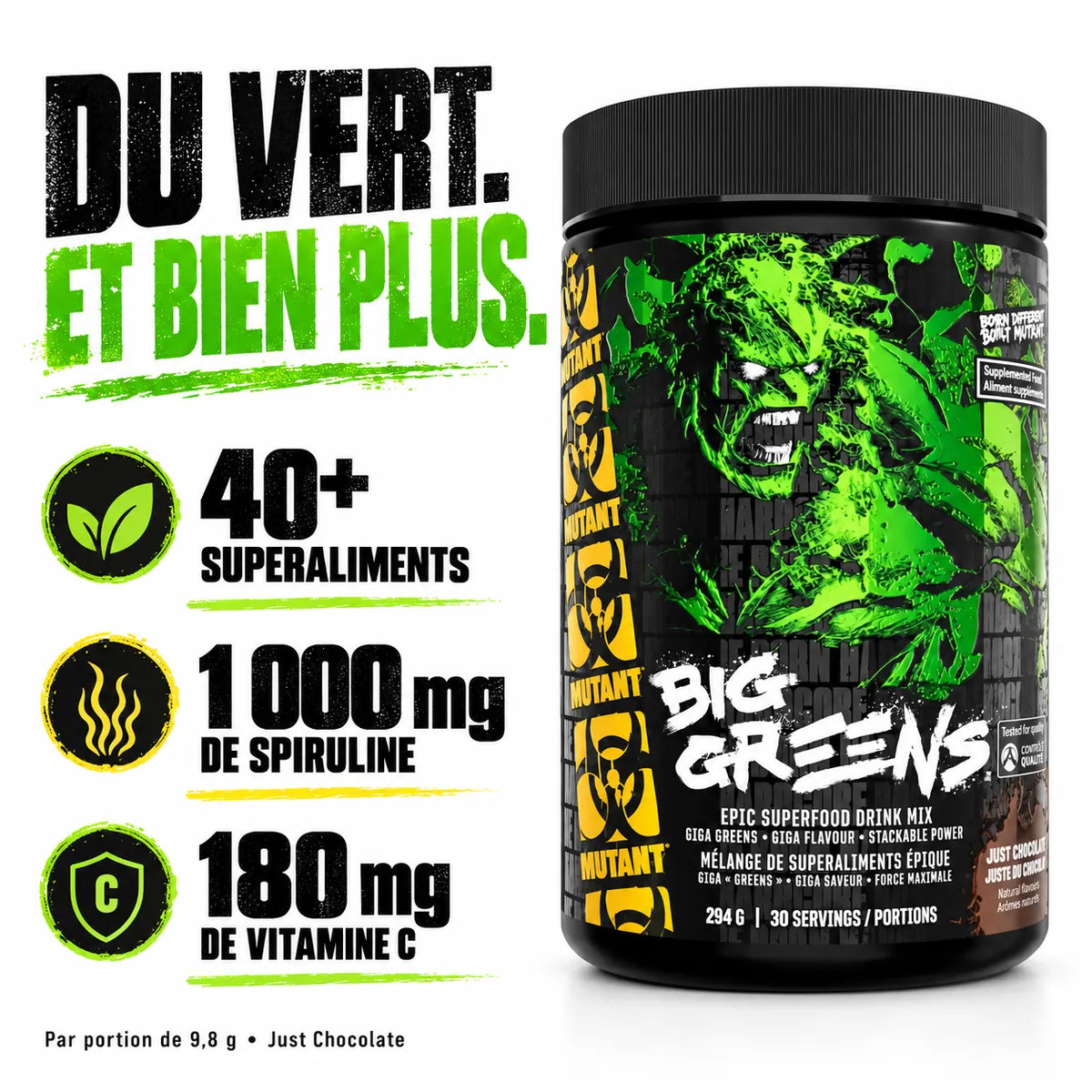 MUTANT Big Greens – 30 portions