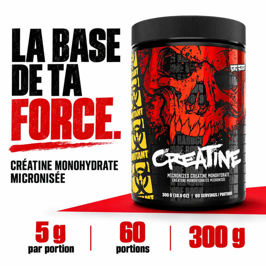 Mutant Creatine Monohydrate – Sans saveur – 300 g