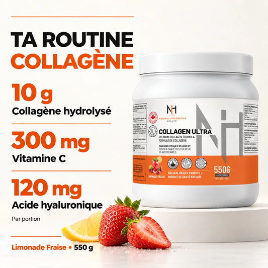 NIH – Collagen Ultra Limonade Fraise – 550 g