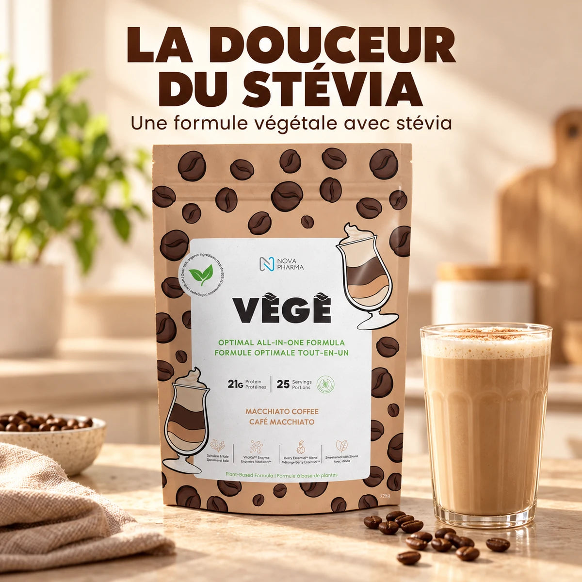Nova Pharma Organic Vegan – Plant Protein