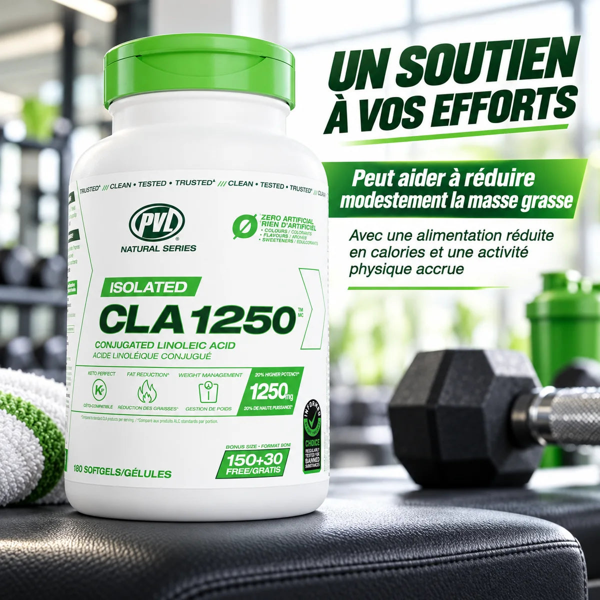 PVL - CLA 1250 - 180 gélules