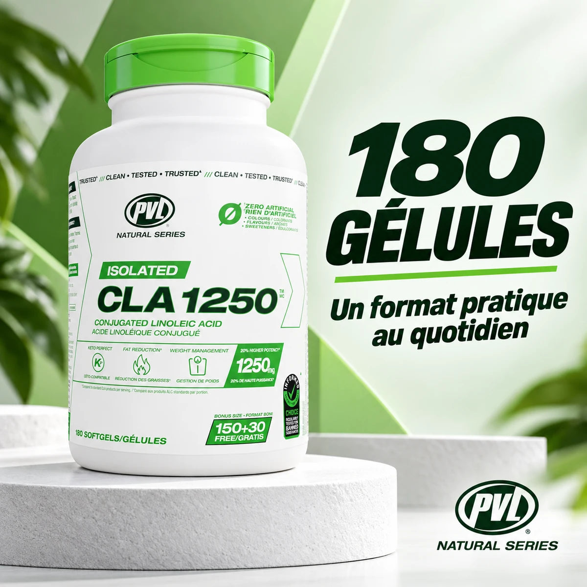 PVL - CLA 1250 - 180 gélules