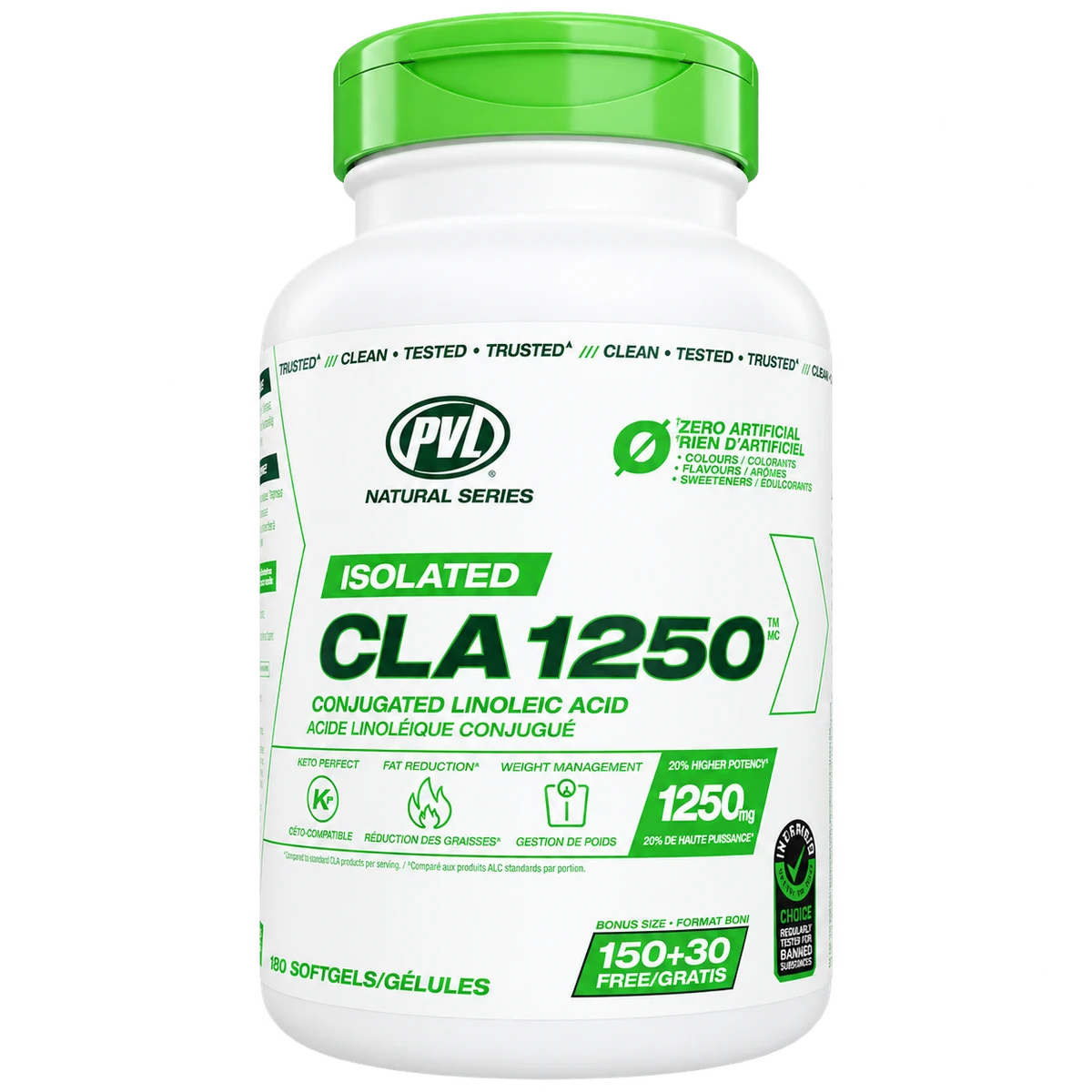 PVL - CLA 1250 - 180 gélules