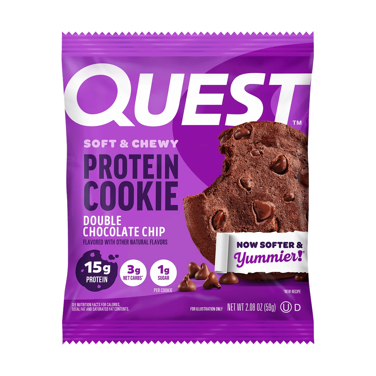 Quest - Cookie protéiné - 58 g