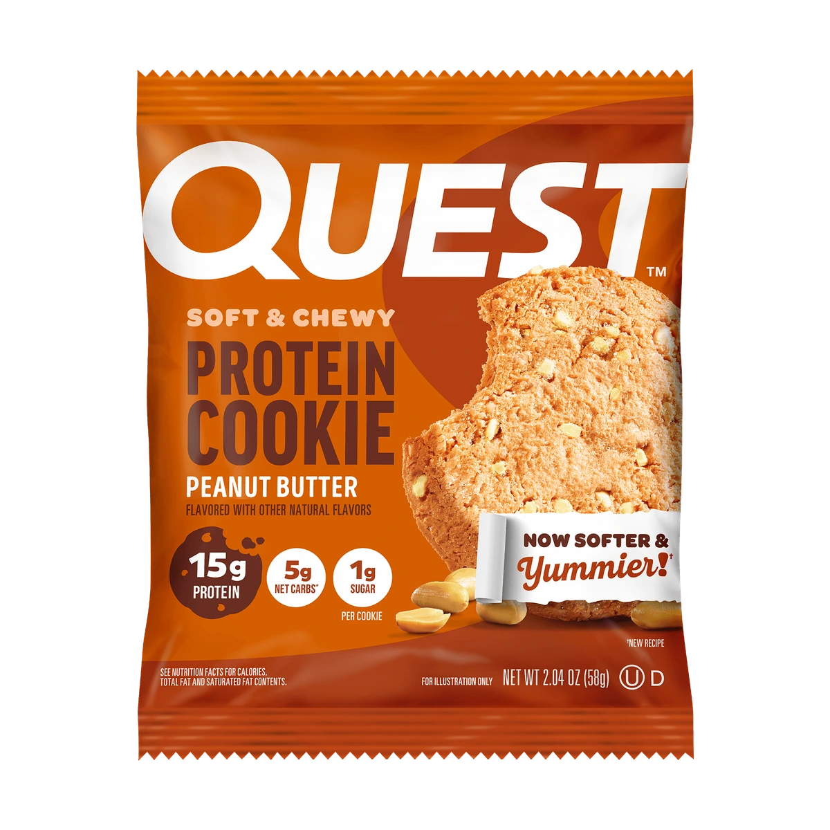 Quest - Cookie protéiné - 58 g