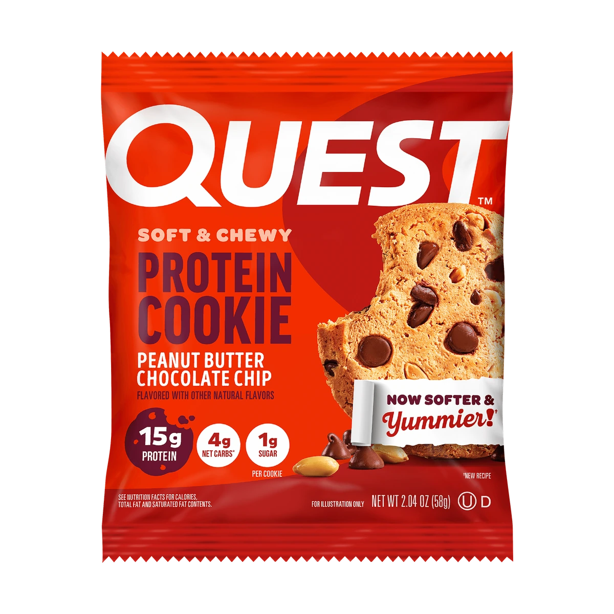 Quest - Cookie protéiné - 58 g