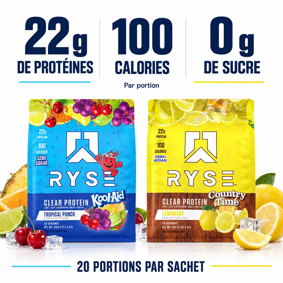 RYSE Clear Protein – 20 portions