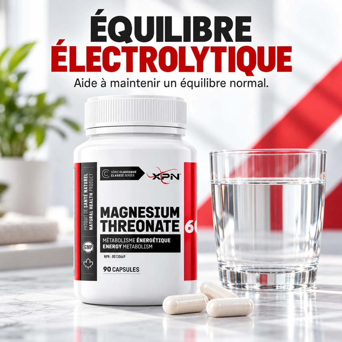 XPN - Magnésium L-thréonate 600 mg – 90 capsules